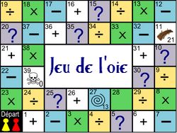 jeu de l'oie mathématiques